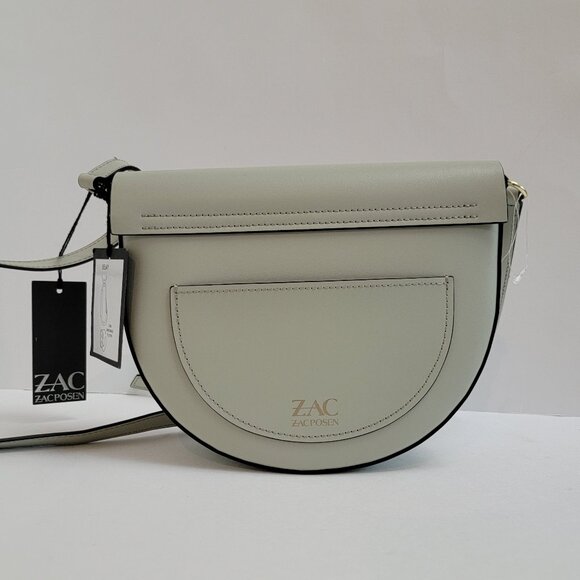 ZAC POSEN Belay Leather Saddle Crossbody Bag - Picture 4 of 16